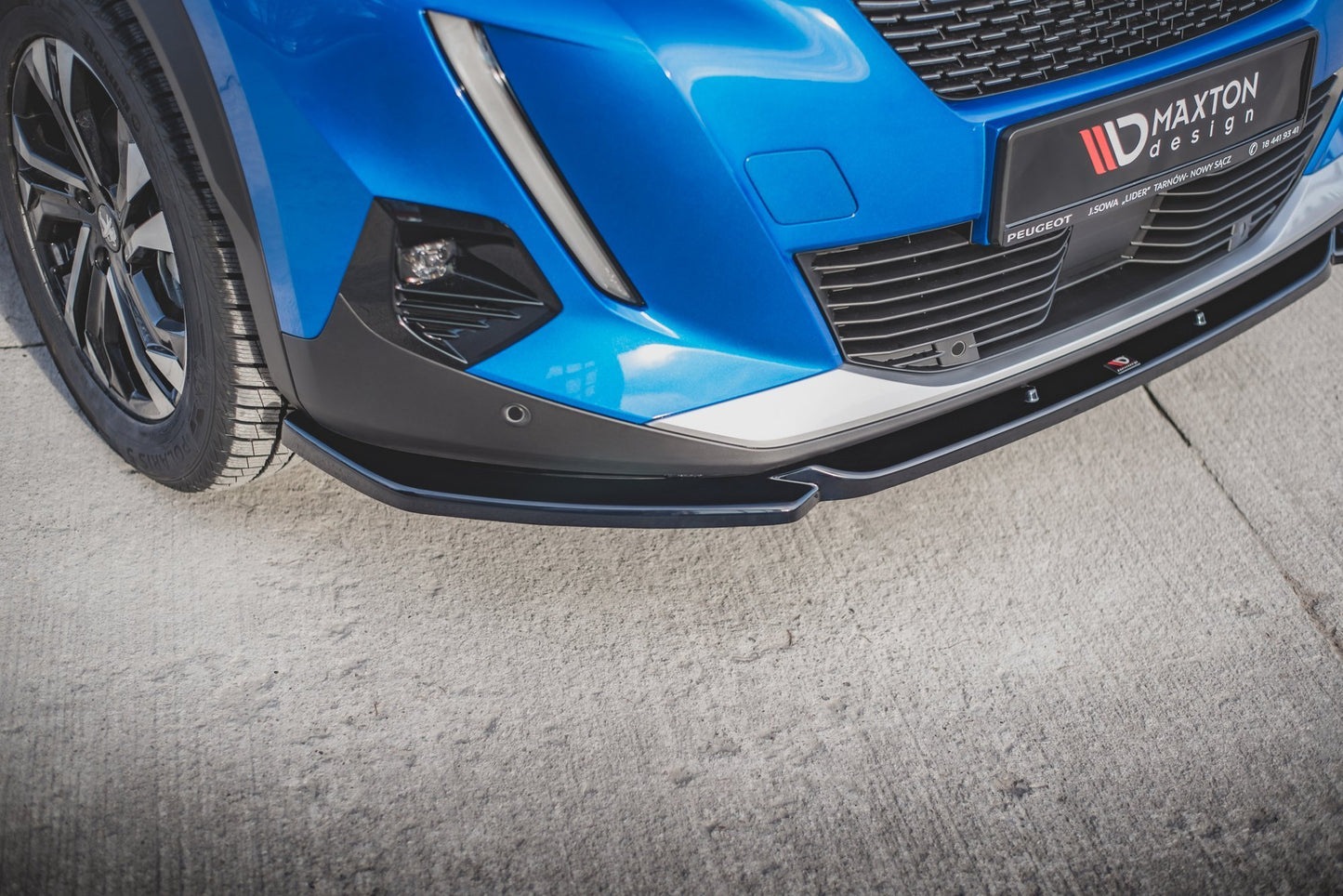 Front Ansatz V.2 für Peugeot 2008 Mk2 Carbon Look