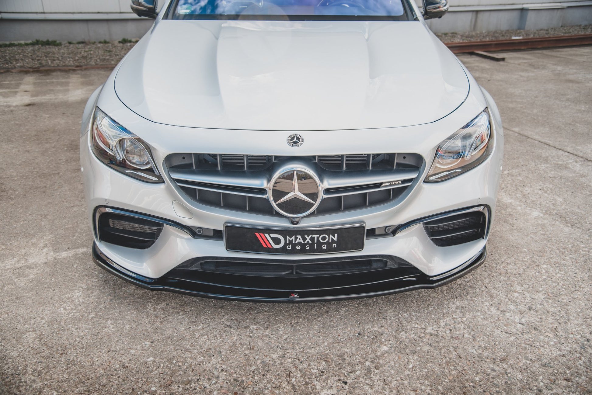 Front Ansatz V.2 für Mercedes-Benz E63 AMG Kombi/Limousine S213/W213 Carbon Look
