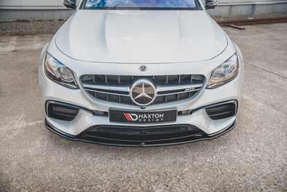 Front Ansatz V.2 für Mercedes-Benz E63 AMG Kombi/Limousine S213/W213 schwarz matt