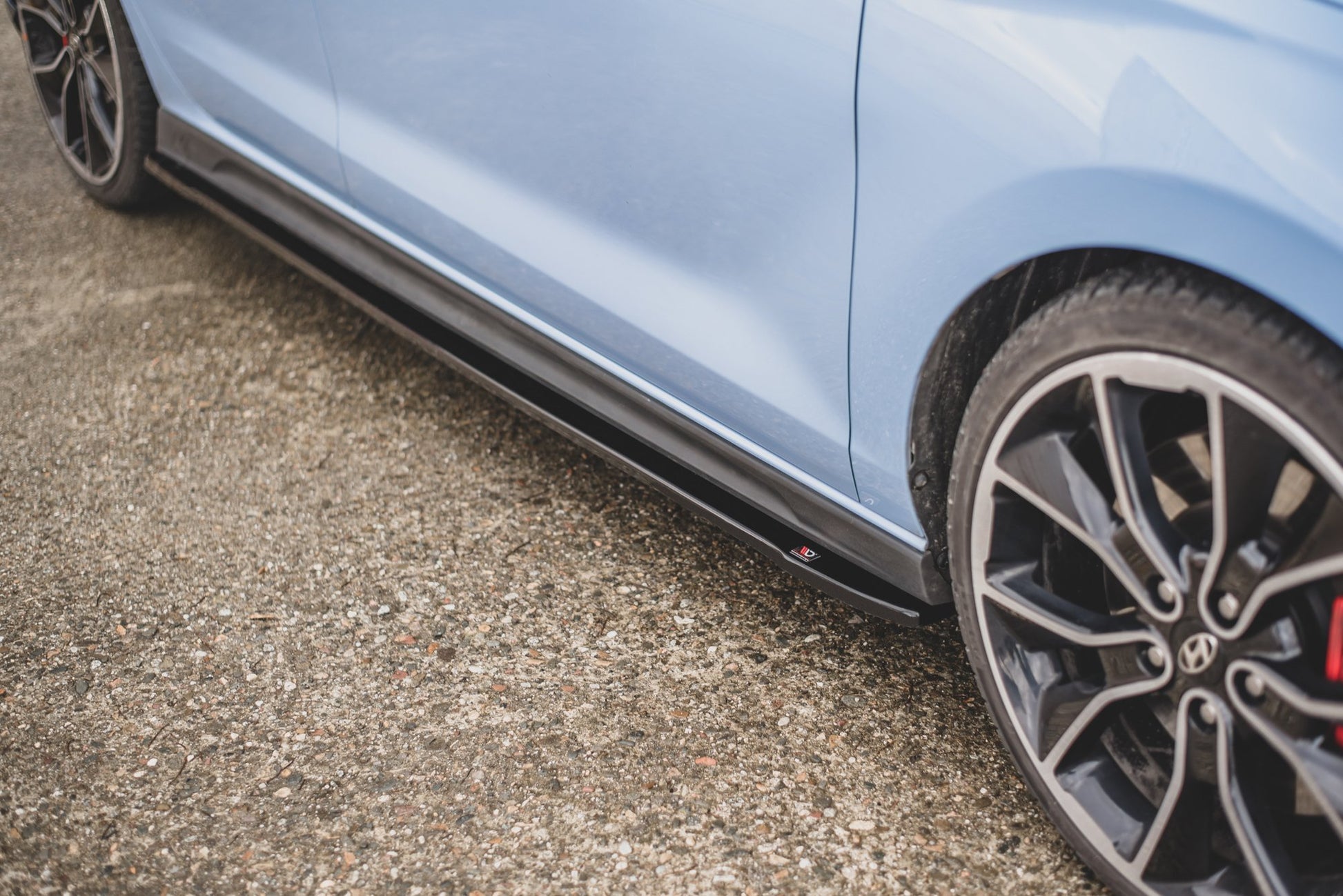 Seitenschweller Ansatz für V.4 Hyundai I30 N Mk3 / Mk3 FL Hatchback/ Fastback Carbon Look
