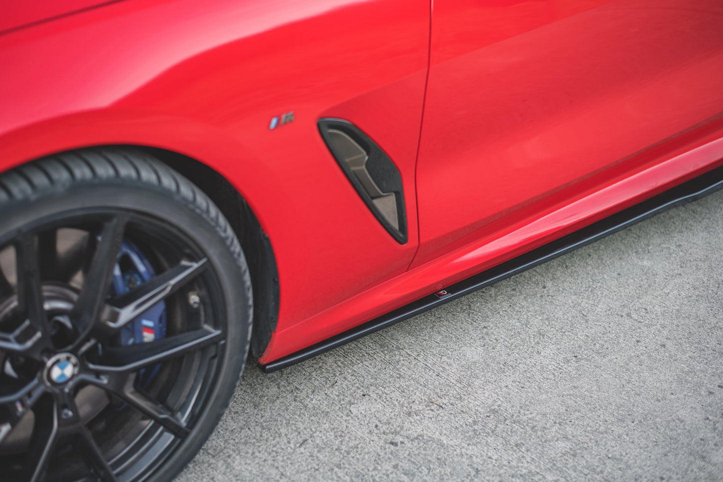 Seitenschweller Ansatz für BMW 8 Coupe M-Paket G15 Carbon Look