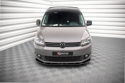 Front Ansatz für Volkswagen Caddy Mk3 Facelift schwarz matt
