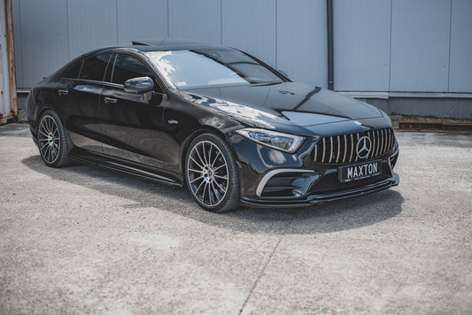 Front Ansatz V.1 für Mercedes-Benz CLS AMG-Line / 53AMG C257 Carbon Look