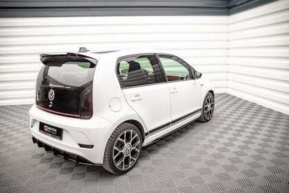 Seitenschweller Ansatz für Volkswagen Up GTI schwarz matt