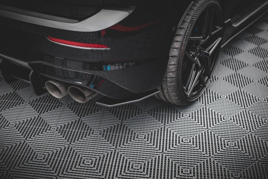 Street Pro Heck Ansatz Flaps Diffusor für Volkswagen Golf R Mk8