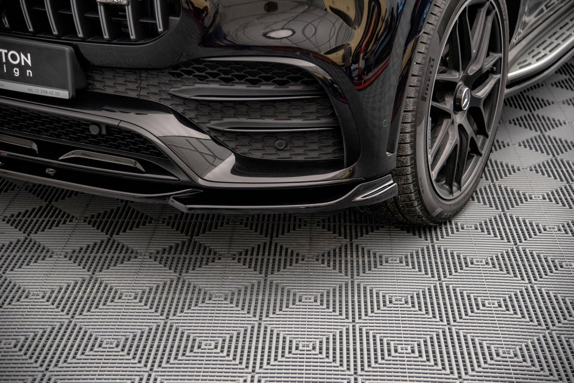 Front Ansatz für Mercedes-AMG / AMG-Line GLE Coupe C167 Carbon Look