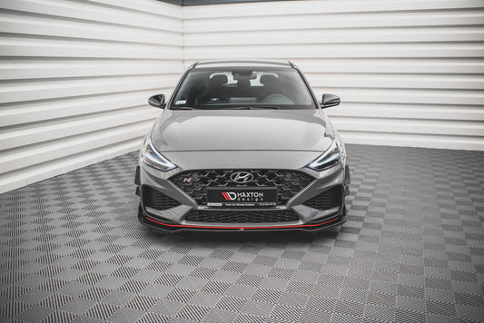 Front Ansatz V.3 für Hyundai I30 N Hatchback/Fastback Mk3 Facelift schwarz matt