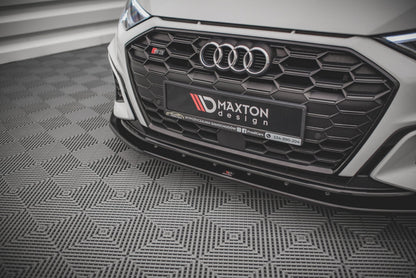Front Ansatz V.1 für Audi S3 / A3 S-Line 8Y schwarz matt