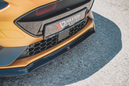 Front Ansatz für V.8 Ford Focus ST / ST-Line Mk4 schwarz Hochglanz