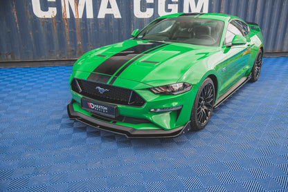 Front Ansatz +Flaps für V.1 Ford Mustang GT Mk6 Facelift