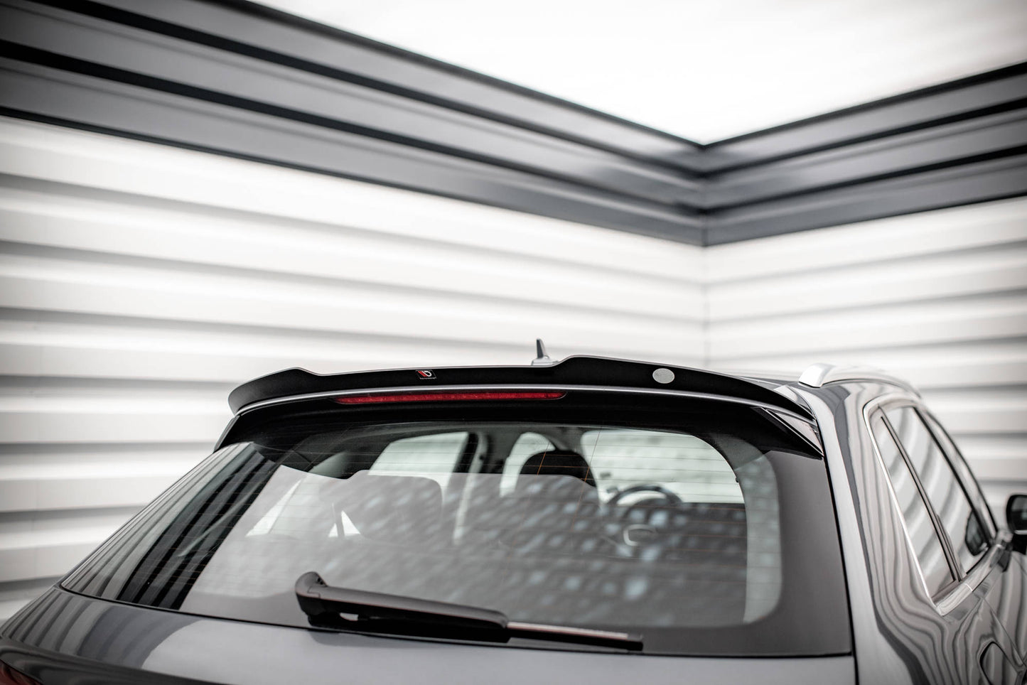 Spoiler CAP für Audi A3 Sportback 8V schwarz matt
