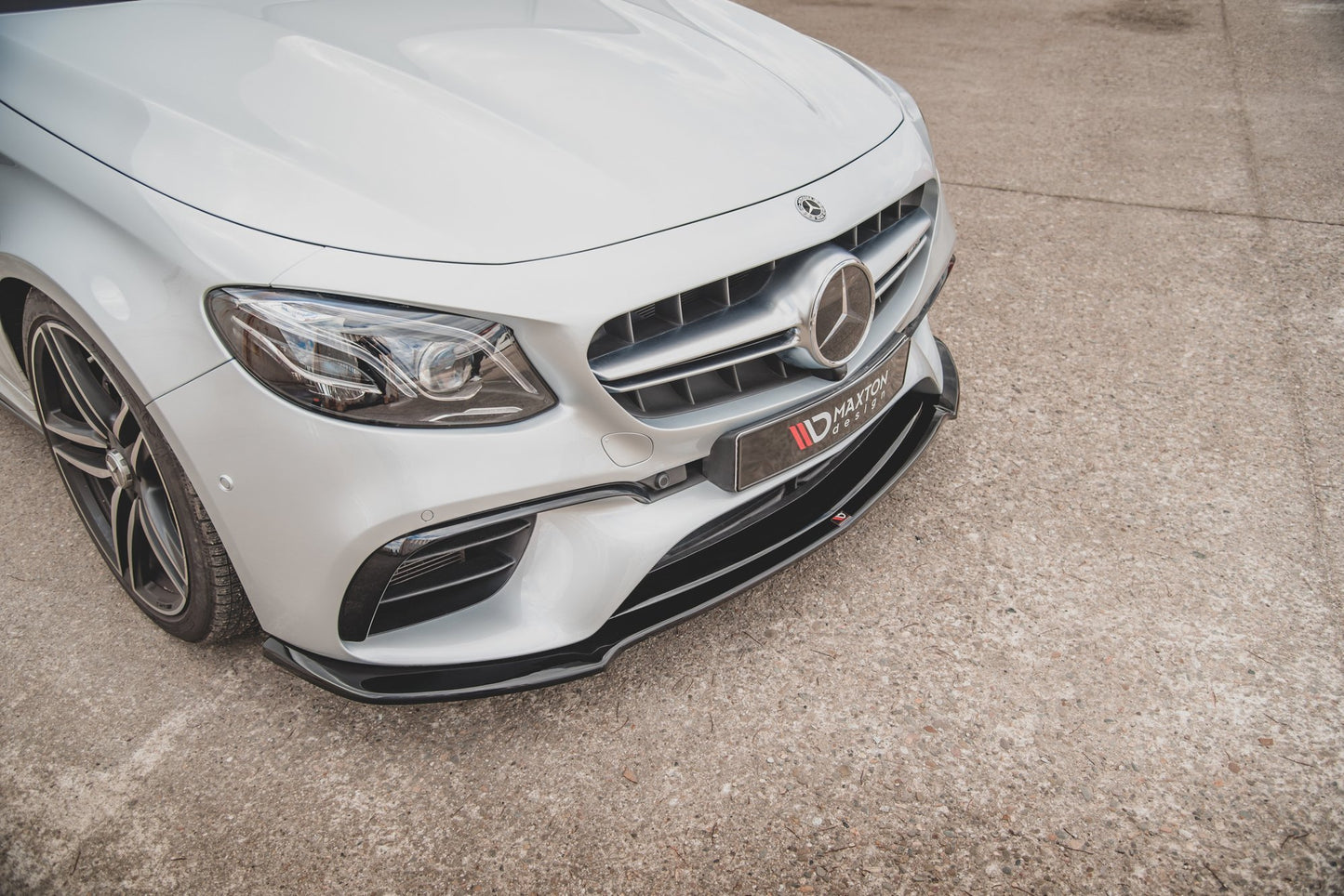 Front Ansatz V.1 für Mercedes-Benz E63 AMG Kombi/Limousine S213/W213 schwarz matt