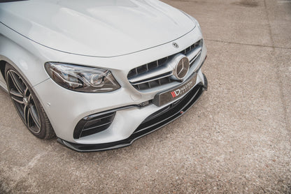 Front Ansatz V.1 für Mercedes-Benz E63 AMG Kombi/Limousine S213/W213 Carbon Look