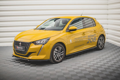 Seitenschweller Ansatz für Peugeot 208 Mk2 schwarz matt