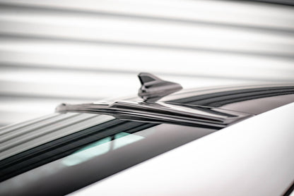 Heckscheiben Spoiler für Skoda Octavia Liftback Mk4 schwarz matt