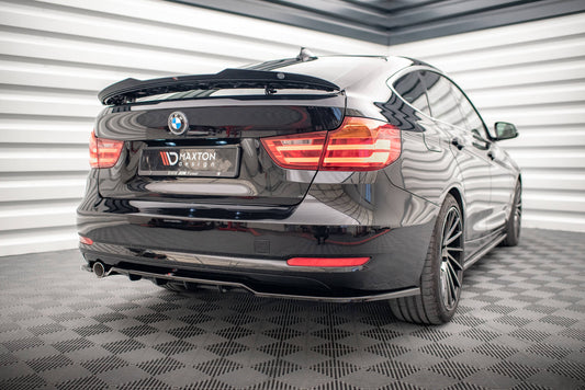 Mittlerer Diffusor Heck Ansatz DTM Look für BMW 3er GT F34 schwarz Hochglanz
