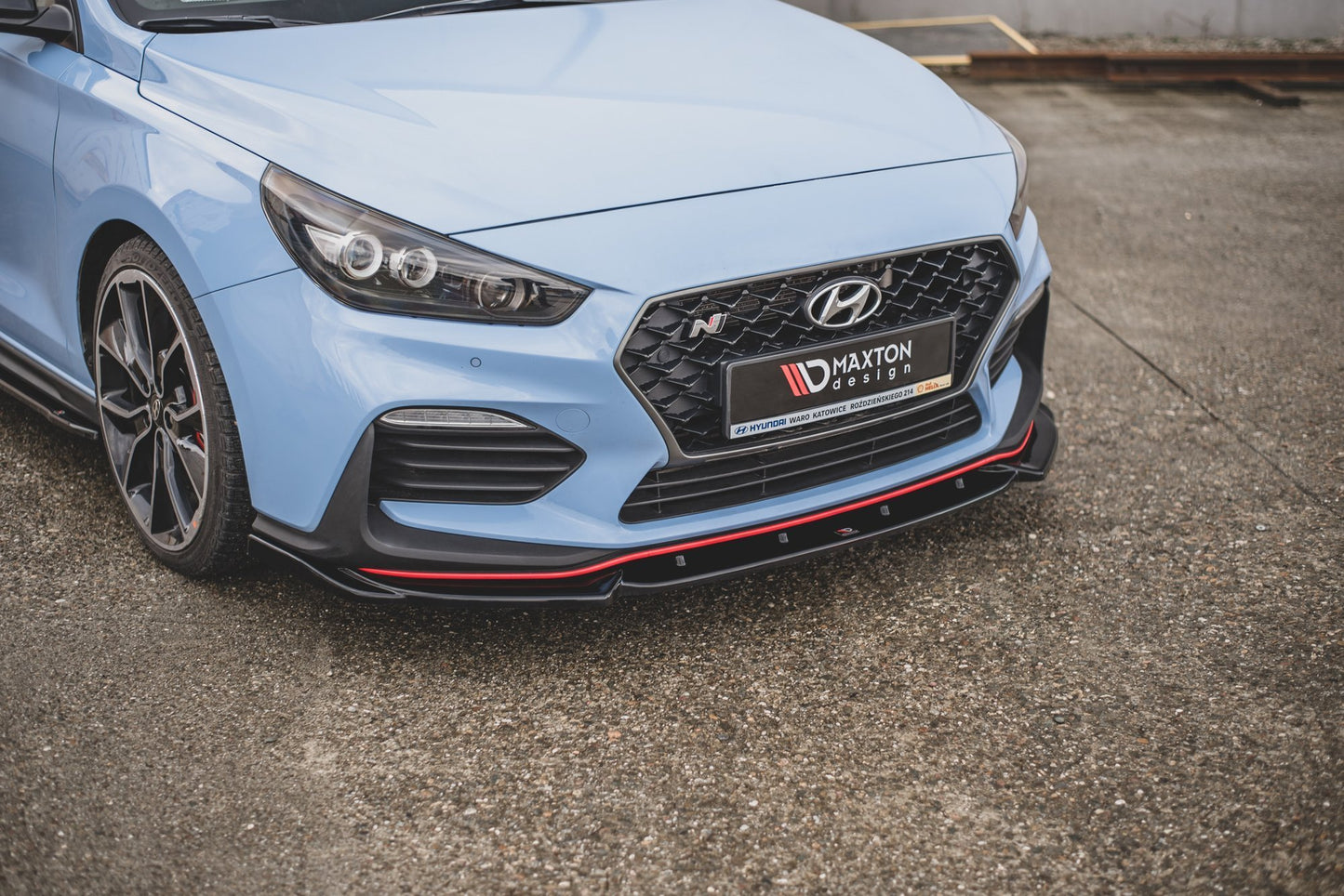 Front Ansatz V.5 für Hyundai I30 N Mk3 Hatchback/ Fastback Carbon Look