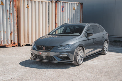 Front Ansatz V.7 für Seat Leon Cupra / FR Mk3 FL Carbon Look