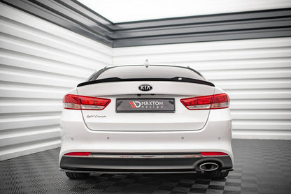 Spoiler CAP für Kia Optima Mk4 schwarz matt