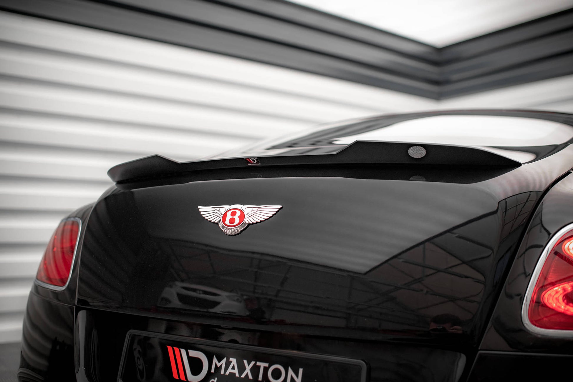 Spoiler CAP für Bentley Continental GT V8 S Mk2 schwarz matt