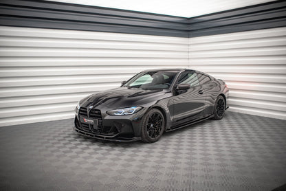Seitenschweller Ansatz für V.1 für BMW M4 G82 schwarz matt
