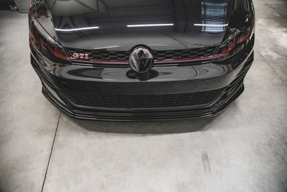 Front Ansatz für VW Golf 7 GTI TCR  schwarz Hochglanz