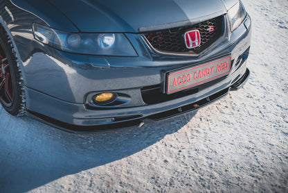 Front Ansatz V.3 für Honda Accord Mk7 Type-S schwarz Hochglanz