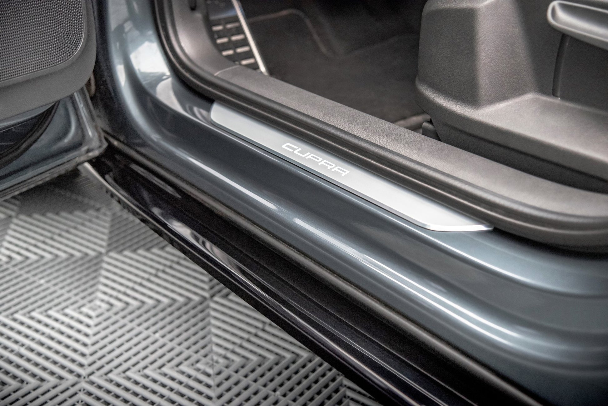 Seitenschweller Ansatz für Cupra Ateca schwarz matt