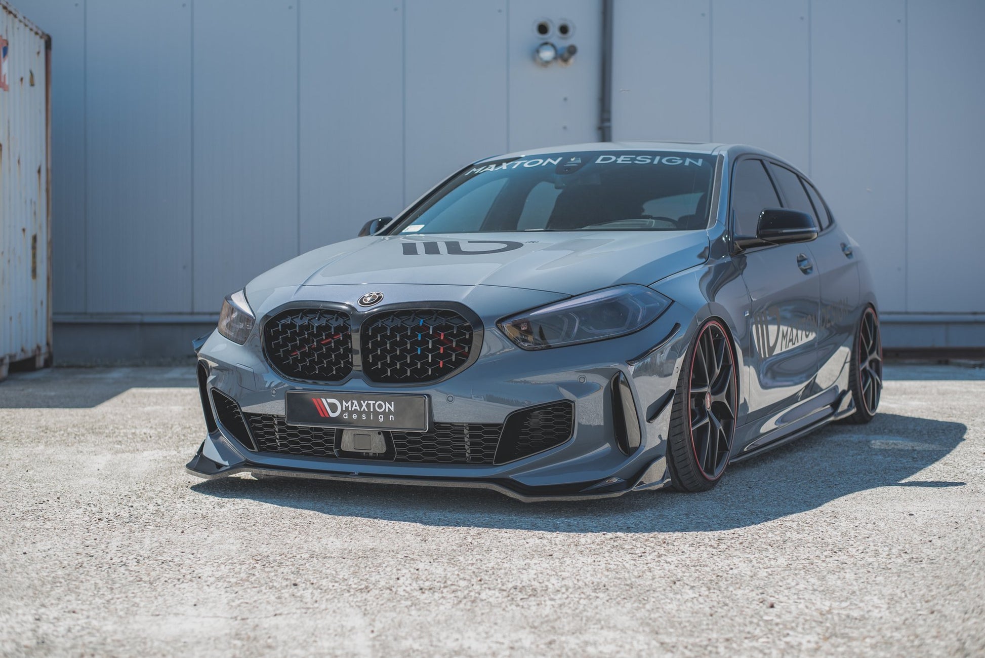 Front Ansatz V.5 für BMW 1er F40 M-Paket / M135i  Carbon Look