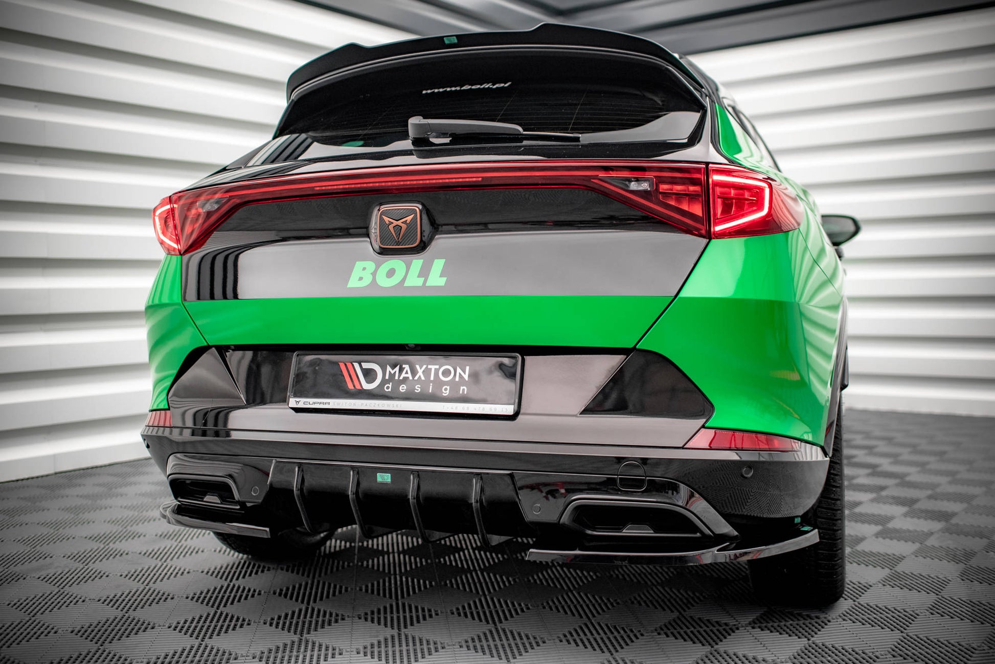 Diffusor Heck Ansatz V.2 für Cupra Formentor schwarz matt
