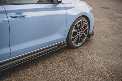 Seitenschweller Ansatz für V.5 Hyundai I30 N Mk3 / Mk3 FL Hatchback/ Fastback Carbon Look