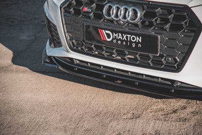 Front Ansatz V.1 für Audi S5 / A5 S-Line F5 Facelift schwarz matt
