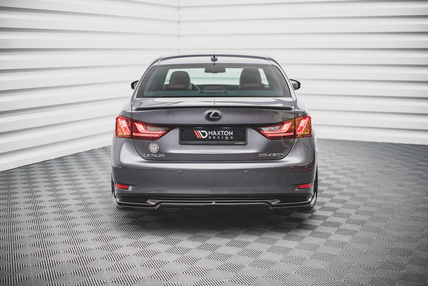 Mittlerer Diffusor Heck Ansatz DTM Look für Lexus GS F Sport Hybrid Mk4 (L10) Carbon Look