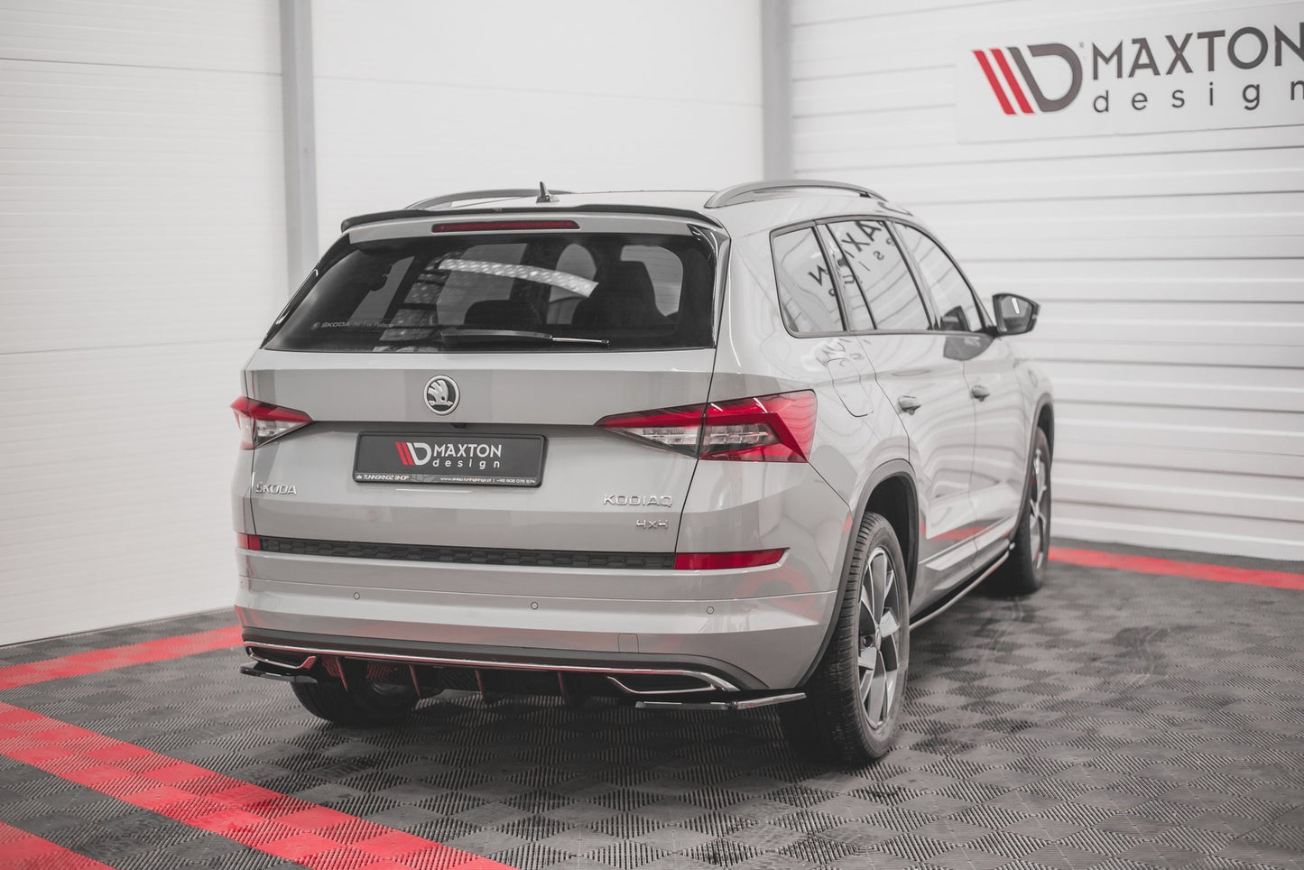 Spoiler CAP V.1 für Skoda Kodiaq Mk1 Sportline/RS Carbon Look