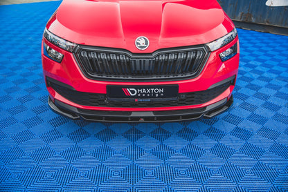 Front Ansatz V.1 für Skoda Kamiq Carbon Look