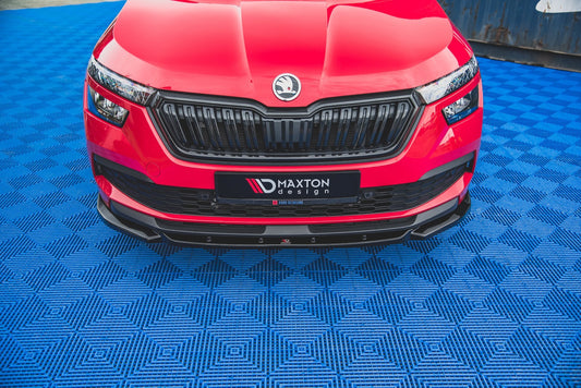Front Ansatz V.1 für Skoda Kamiq Carbon Look