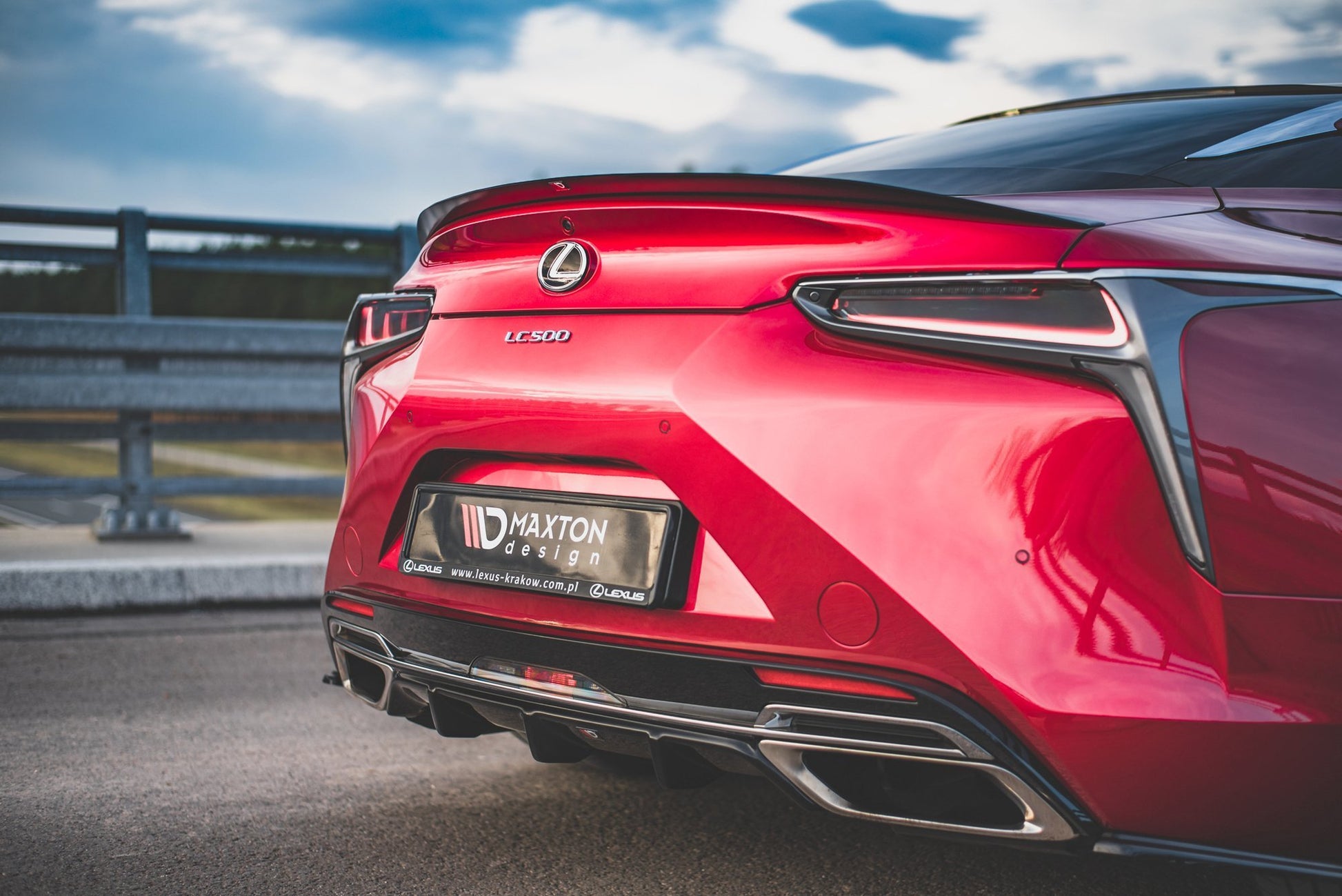 Spoiler CAP für Lexus LC 500 Carbon Look