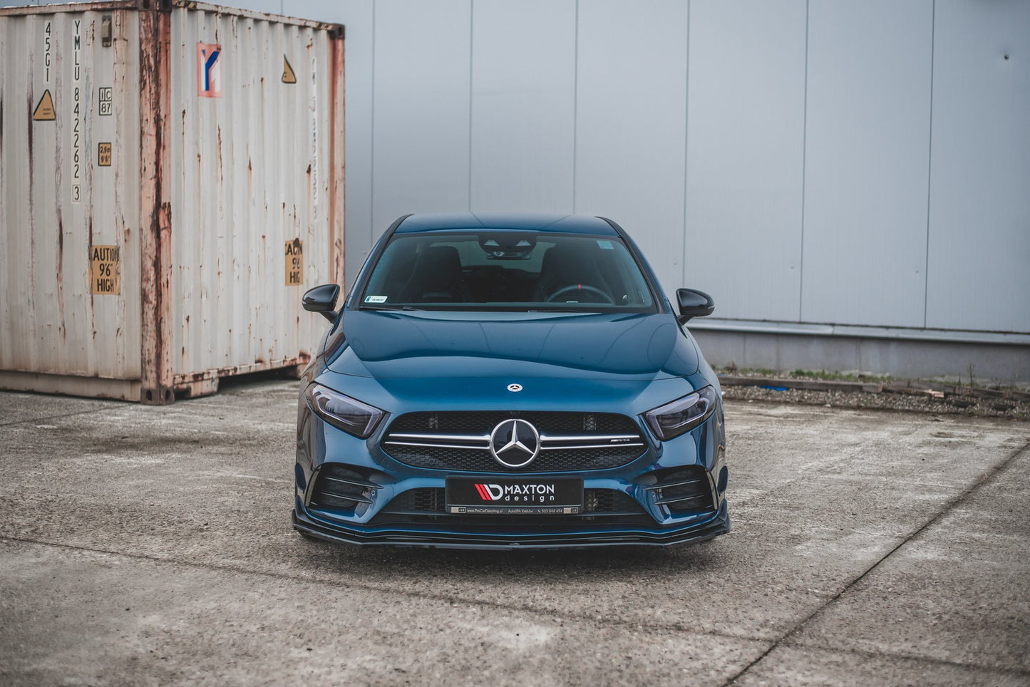 Front Ansatz V.2 für Mercedes A35 AMG Aero W177  Carbon Look