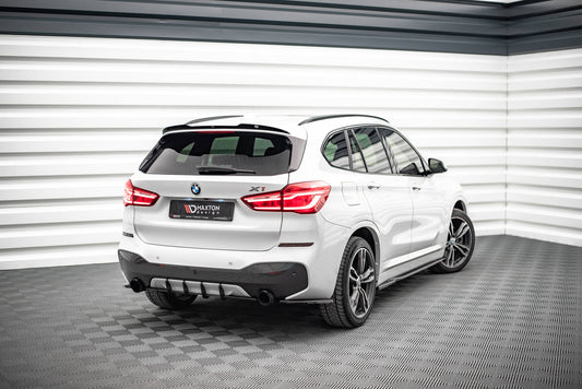 Seitenschweller Ansatz für BMW X1 M-Paket F48 schwarz Hochglanz