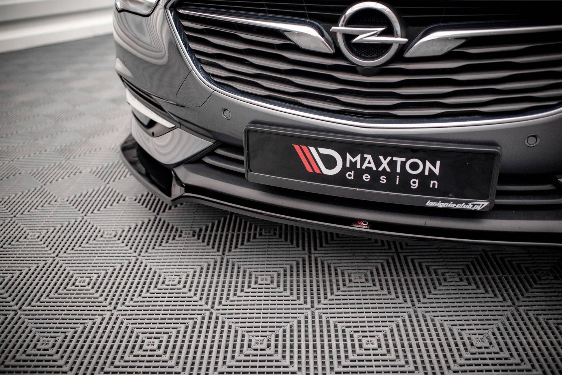 Front Ansatz V.3 für Opel Insignia Mk2 schwarz matt