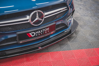 Front Ansatz V.3 für Mercedes A35 AMG Aero W177  schwarz matt