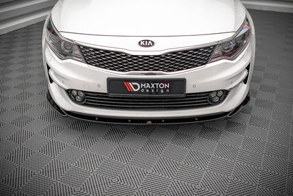 Front Ansatz V.2 für Kia Optima Mk4 schwarz Hochglanz