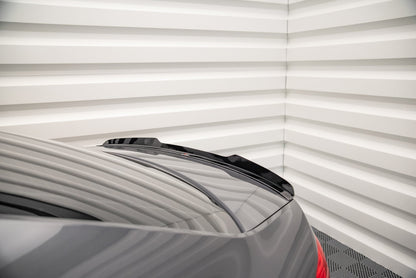 Spoiler CAP für Skoda Octavia Mk3 Facelift schwarz matt