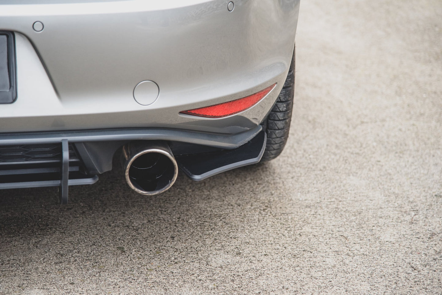 Robuste Racing Heck Ansatz Flaps Diffusor für L + R V.2 VW Golf 7 GTI