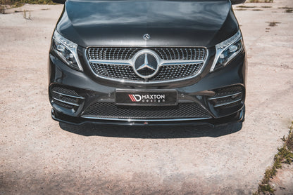 Front Ansatz V.4 für Mercedes-Benz V-Klasse AMG-Line W447 Facelift Carbon Look