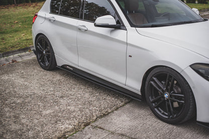 Robuste Racing Seitenschweller Ansatz für für V.2 BMW 1er F20 M135i / M140i / M-Paket