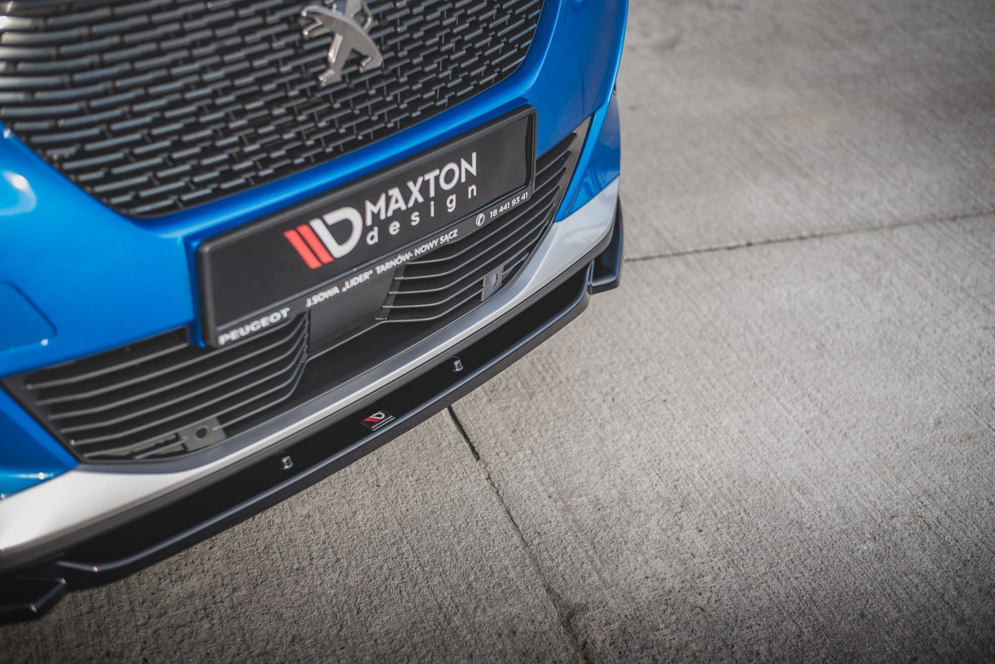 Front Ansatz V.2 für Peugeot 2008 Mk2 Carbon Look