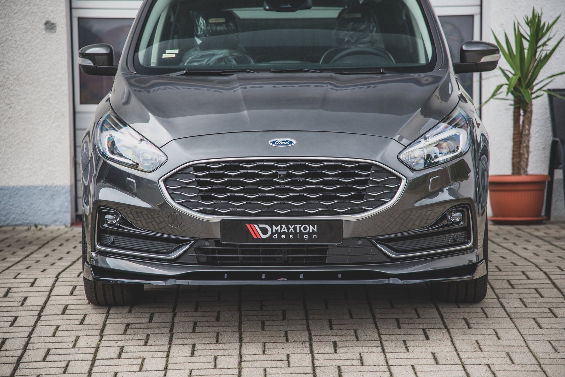 Front Ansatz für Ford S-Max Mk2 Facelift Carbon Look