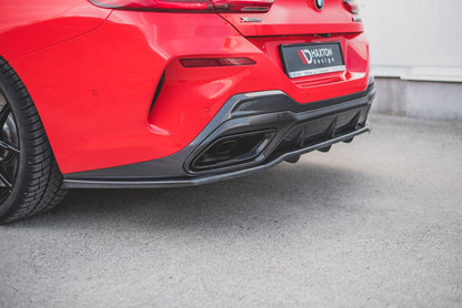 Mittlerer Diffusor Heck Ansatz DTM Look für BMW 8 Coupe M-Paket G15 Carbon Look