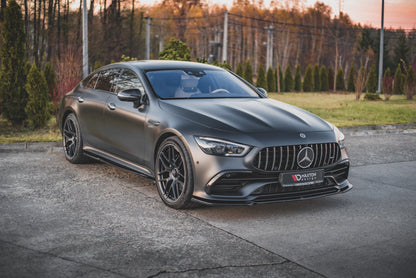 Seitenschweller Ansatz für Mercedes-AMG GT 53 4-Door Coupe schwarz Hochglanz